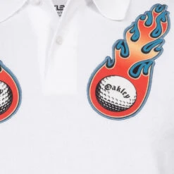 Oakley Golf Flame Terry Uomo Polo 434445-100 -Vendite ADIDAS 434445 100 4