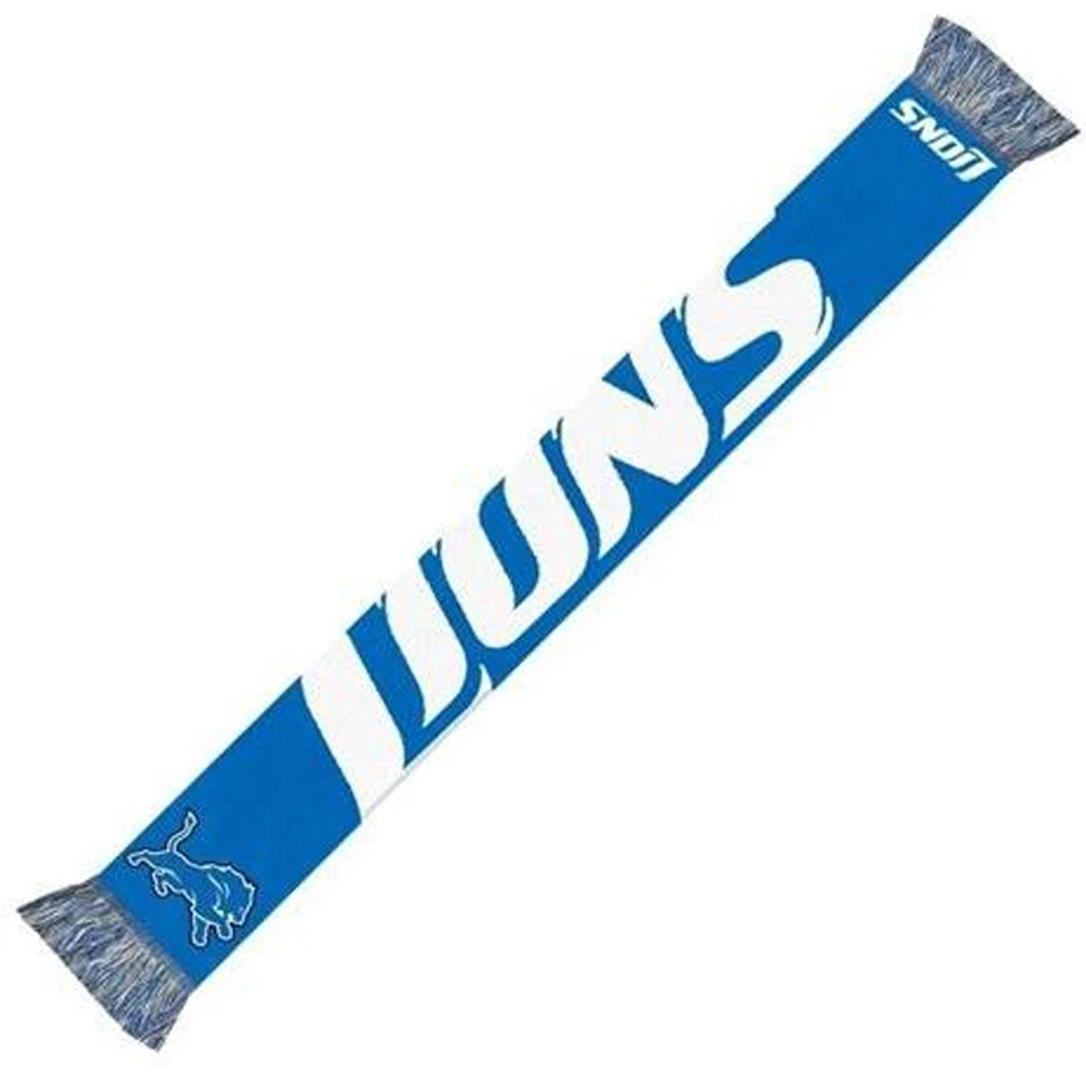 FOCO Detroit Lions NFL Scarf Wordmark Sciarpa Per Tifosi SVNF14WMDL 1 FOCO Detroit Lions NFL Scarf Wordmark Sciarpa Per Tifosi SVNF14WMDL