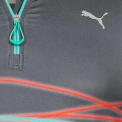 PUMA 1/2 Zip Uomo Maniche Lunghe Maglia Da Running 512516-01 -Vendite ADIDAS 512516 01 4