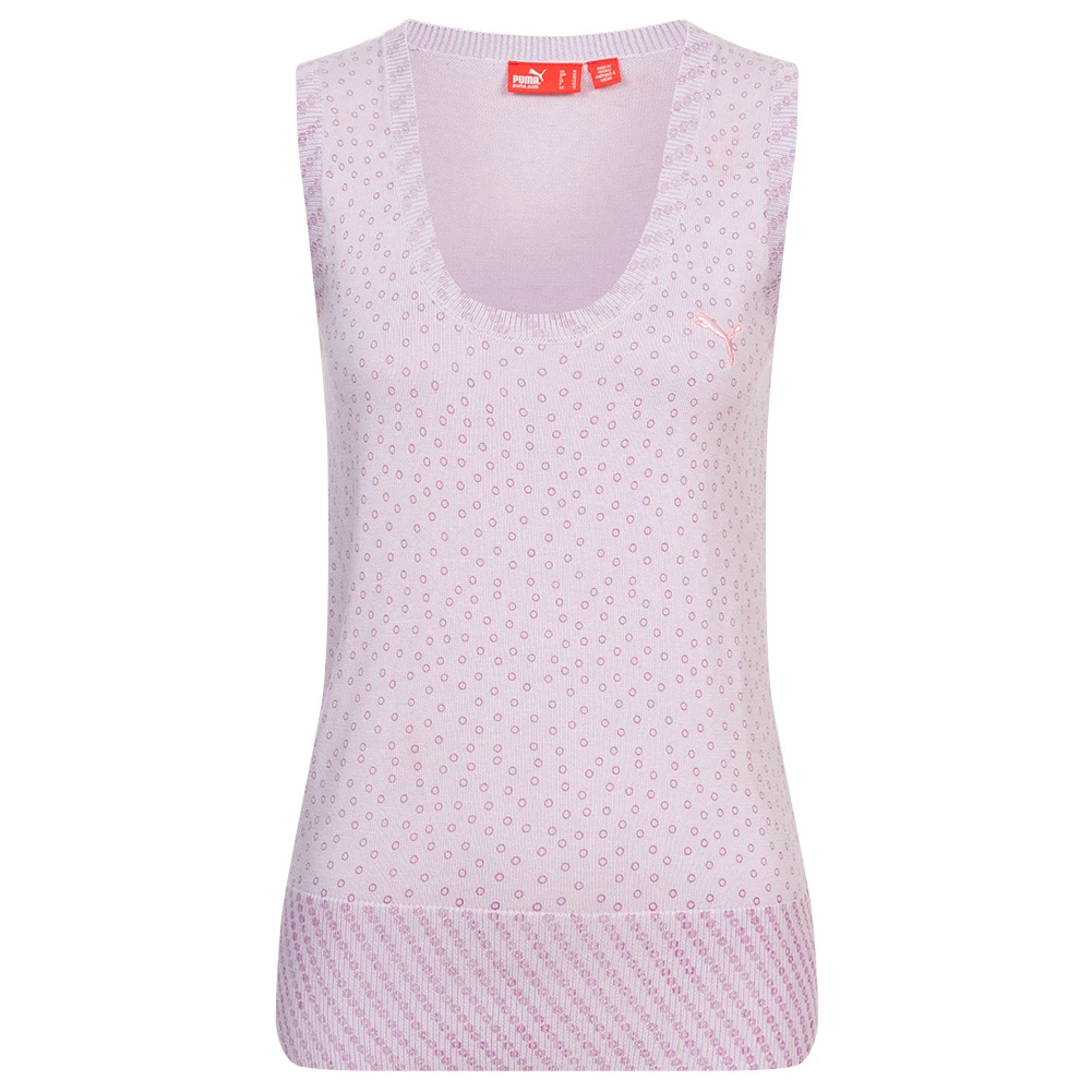 PUMA Knit Donna Smanicato Per Il Golf 548131-01 1 PUMA Knit Donna Smanicato Per Il Golf 548131-01