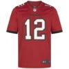 Tampa Bay Buccaneers NFL Nike #12 Tom Brady Uomo Pallone Da Football Americano Maglia