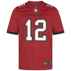 Tampa Bay Buccaneers NFL Nike #12 Tom Brady Uomo Pallone Da Football Americano Maglia