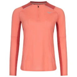 Mizuno Dry Aeroflow 1/4 Zip Donna Maglia Da Running A Maniche Lunghe J2GA0715-61