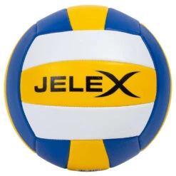 JELEX Softtouch Pallone Da Pallavolo Giallo Blu Scuro Bianco