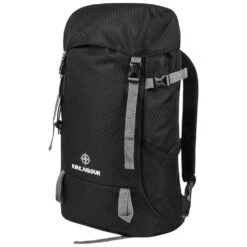 KIRKJUBØUR® "Abisko" Trekking Outdoor Premium Zaino 30 L Nero