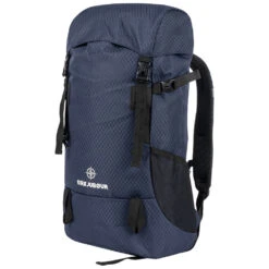 KIRKJUBØUR® "Abisko" Trekking Outdoor Premium Zaino 30 L Blu Scuro
