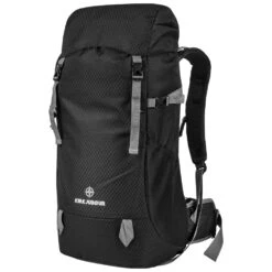 KIRKJUBØUR® "Vindelfjäll" Trekking Outdoor Zaino 35 L Nero