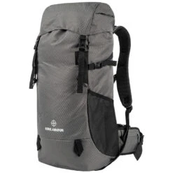 KIRKJUBØUR® "Vindelfjäll" Trekking Outdoor Zaino 35 L Grigio