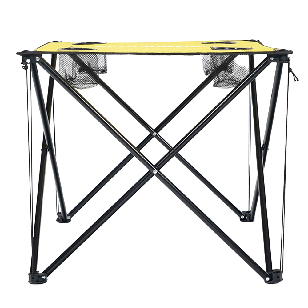 KIRKJUBØUR® "Solkatt" Tavolo Da Campeggio Pieghevole Ocra 5 KIRKJUBØUR® "Solkatt" Tavolo Da Campeggio Pieghevole Ocra - immagine 5