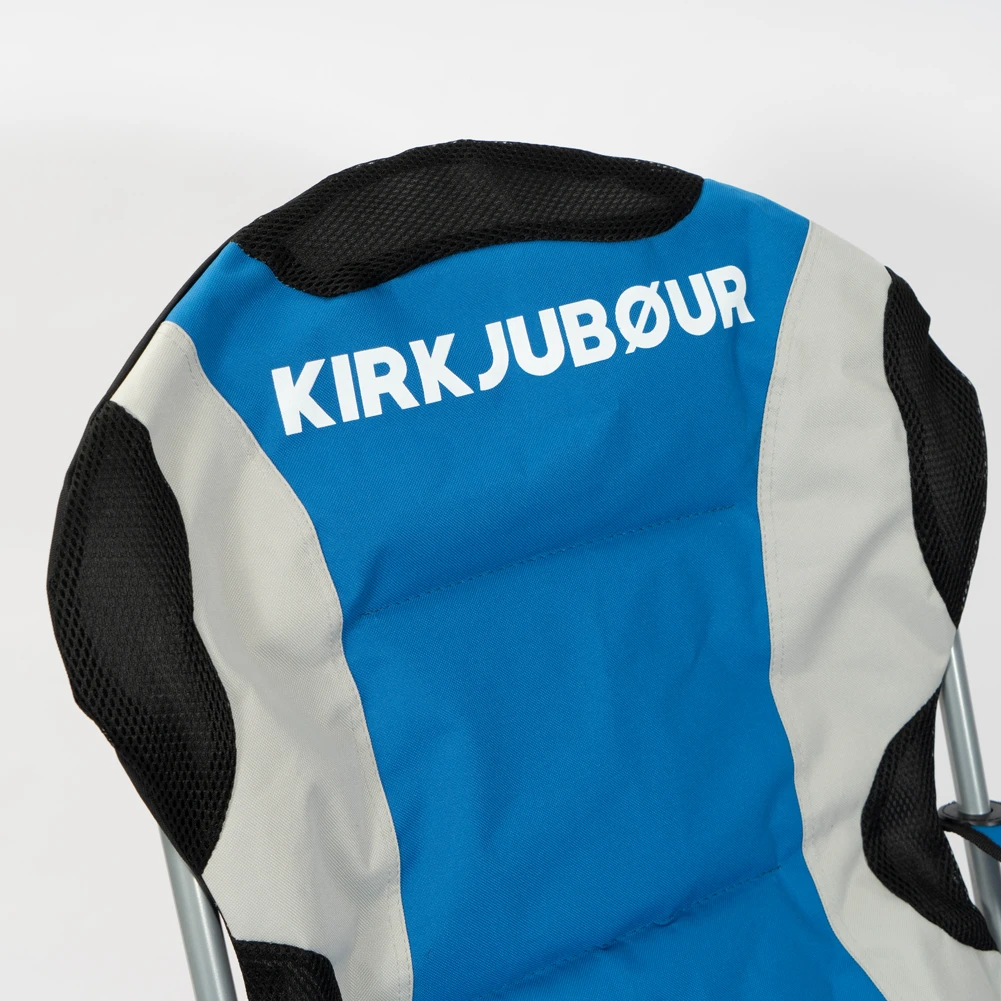 KIRKJUBØUR® "Asgard" Imbottito Sedia Da Campeggio Con Parte Del Piede Blu 7 KIRKJUBØUR® "Asgard" Imbottito Sedia Da Campeggio Con Parte Del Piede Blu - immagine 7