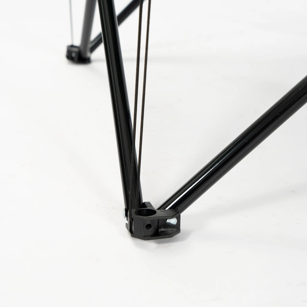 KIRKJUBØUR® "Solkatt" Tavolo Da Campeggio Pieghevole Nero 8 KIRKJUBØUR® "Solkatt" Tavolo Da Campeggio Pieghevole Nero - immagine 8