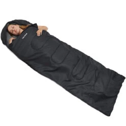 KIRKJUBØUR® "Søvn" Esterno Sacco A Pelo 220 X 75 Cm 15 °C Nero -Vendite ADIDAS KJ 62 2ATDDbm3EJasRH