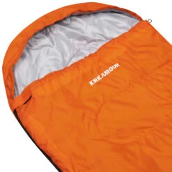 KIRKJUBØUR® "Søvn" Esterno Sacco A Pelo 220 X 75 Cm 15 °C Arancione -Vendite ADIDAS KJ 67 5