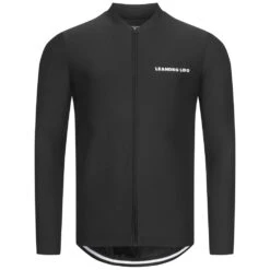 LEANDRO LIDO "Procida" Uomo Maglietta Da Ciclismo A Maniche Lunghe Nero -Vendite ADIDAS LL 112 49rzjVv7YW33Fz