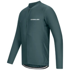 LEANDRO LIDO "Procida" Uomo Maglietta Da Ciclismo A Maniche Lunghe Verde -Vendite ADIDAS LL 114 5