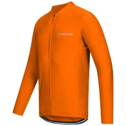 LEANDRO LIDO "Procida" Uomo Maglietta Da Ciclismo A Maniche Lunghe Arancione -Vendite ADIDAS LL 115 5