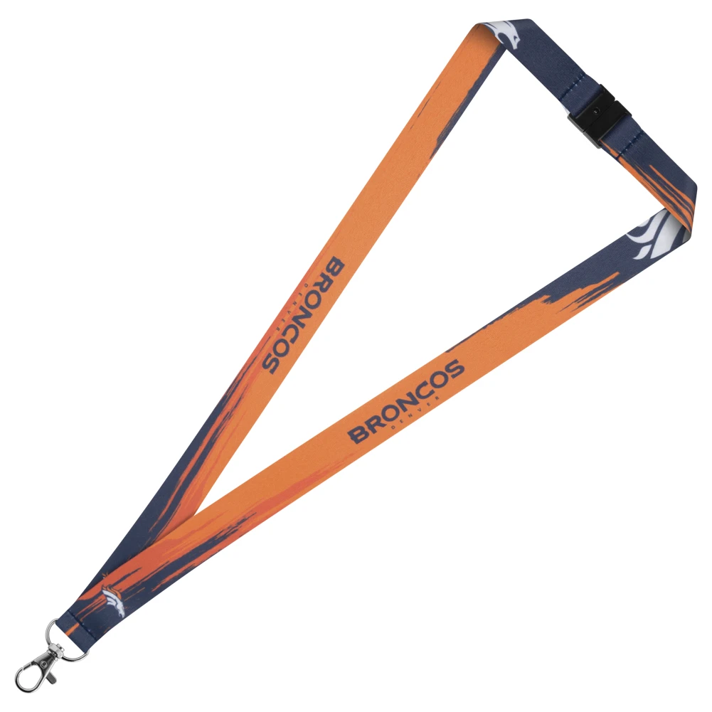FOCO Denver Broncos NFL Portachiavi Per Fans Con Laccio Da Collo Con Copri Ticket LYNNFPAINTDB 2 FOCO Denver Broncos NFL Portachiavi Per Fans Con Laccio Da Collo Con Copri Ticket LYNNFPAINTDB - immagine 2