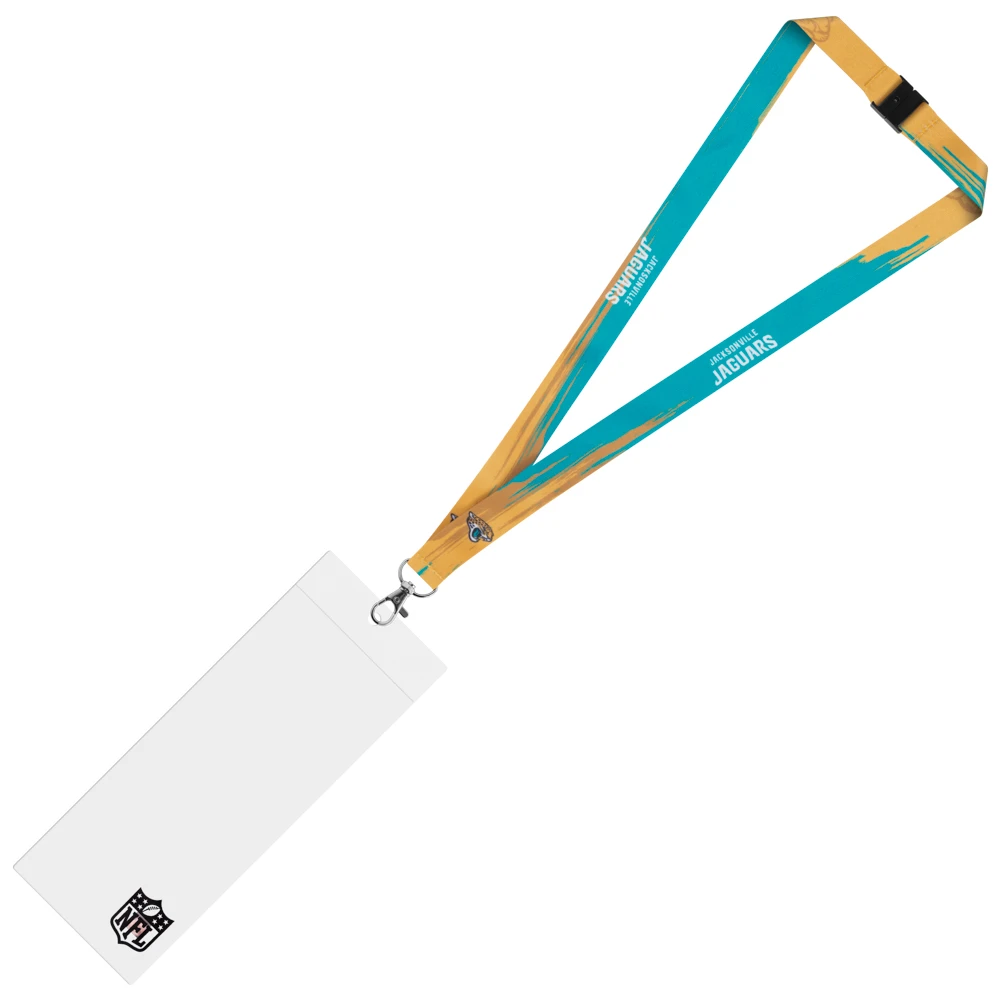 FOCO Jacksonville Jaguars NFL Portachiavi Per Fans Con Laccio Da Collo Con Copri Ticket LYNNFPAINTJJ 1 FOCO Jacksonville Jaguars NFL Portachiavi Per Fans Con Laccio Da Collo Con Copri Ticket LYNNFPAINTJJ