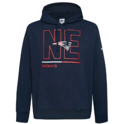 New England Patriots NFL Nike Club City Uomo Felpa Con Cappuccio NKDK-41S-8K-0YR
