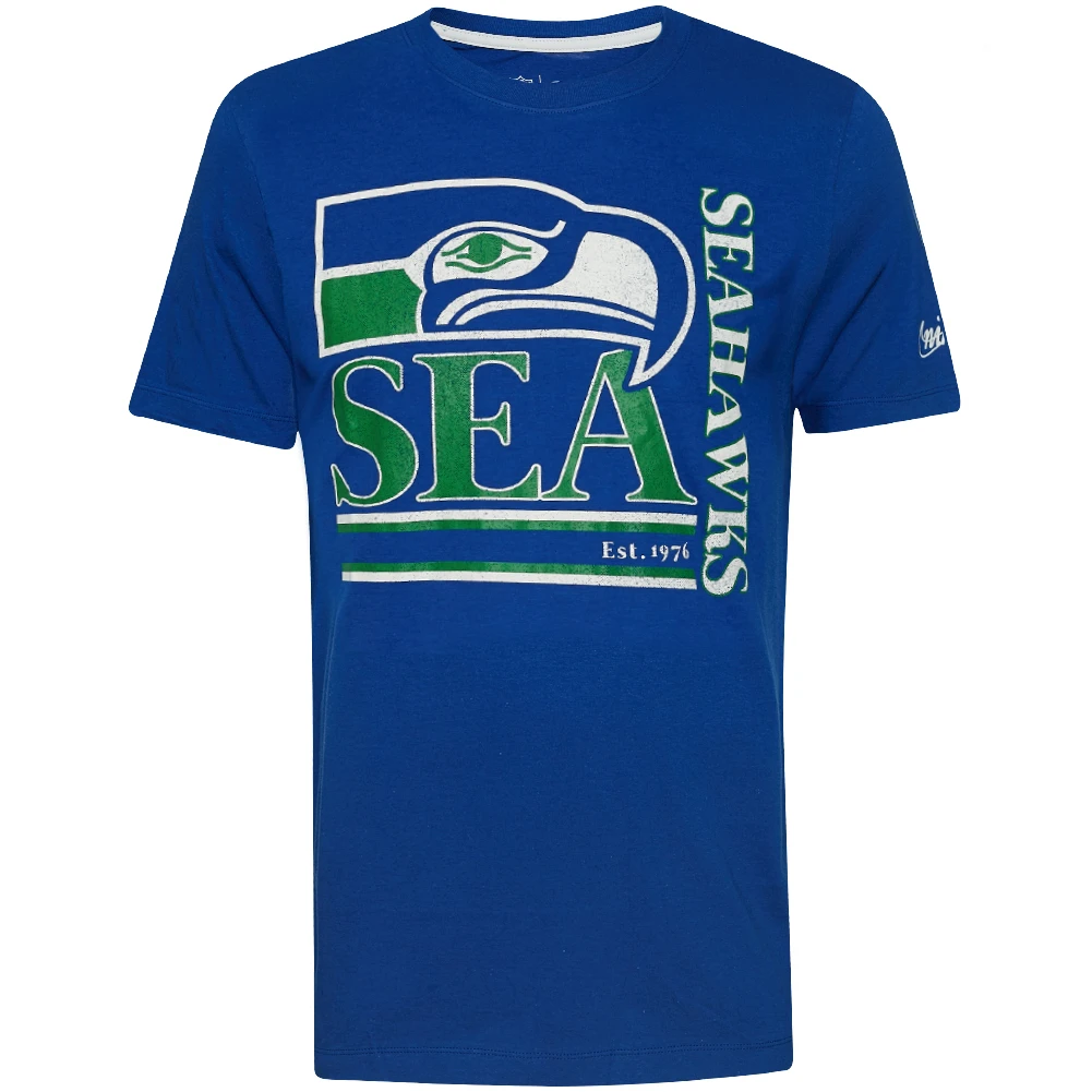 Seattle Seahawks NFL Nike Triblend Logo Uomo T-shirt NKO7-30K-V6Q-8P1 1 Seattle Seahawks NFL Nike Triblend Logo Uomo T-shirt NKO7-30K-V6Q-8P1