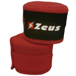 Zeus Fasce Da Boxe Rosso