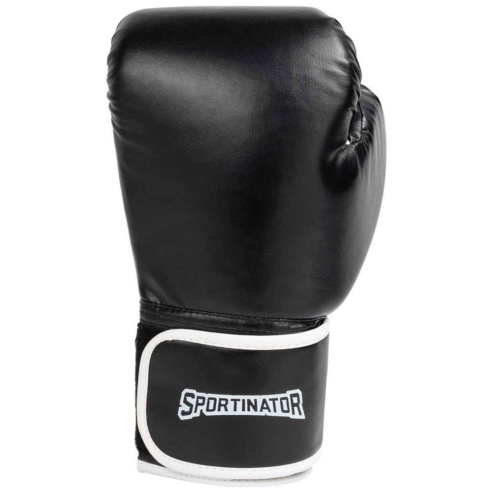 SPORTINATOR "Knockout" Guantoni Da Boxe 8 Once Neri 2 SPORTINATOR "Knockout" Guantoni Da Boxe 8 Once Neri - immagine 2