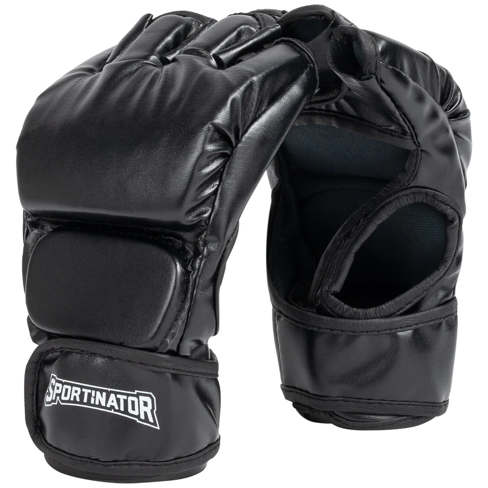 SPORTINATOR "Beast" Arti Marziali MMA Guanti Nero 1 SPORTINATOR "Beast" Arti Marziali MMA Guanti Nero