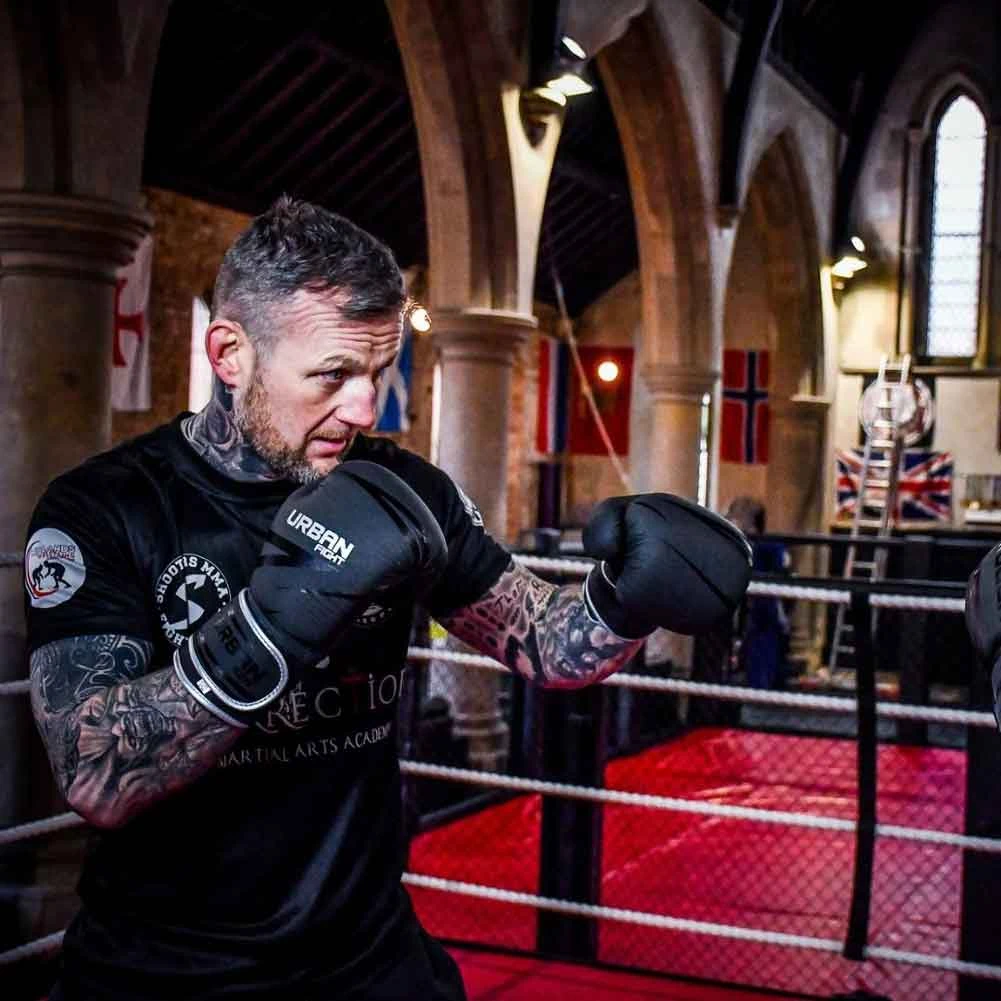 Urban Fight Sparring Guantoni Da Boxe In Pelle UFC00408BV 3 Urban Fight Sparring Guantoni Da Boxe In Pelle UFC00408BV - immagine 3